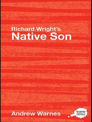 Cover of: Richard Wright's Native Son by Andrew Warnes