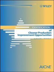 Cover of: Identification of Cleaner Production Improvement Opportunities