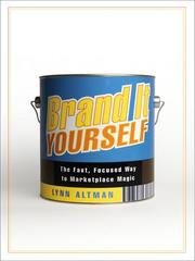 Cover of: Brand It Yourself | Lynn Altman