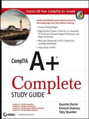 Cover of: CompTIA A+® Complete Study Guide by Quentin Docter, Quentin Docter