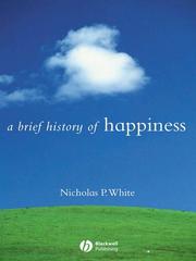 Cover of: A Brief History of Happiness