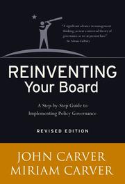 Cover of: Reinventing Your Board by John Carver