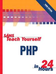 Cover of: Sams Teach Yourself PHP in 24 Hours