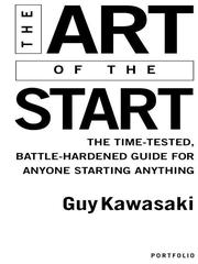 Cover of: The Art of the Start by Guy Kawasaki