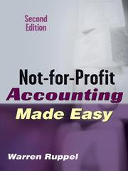 Cover of: Not-for-Profit Accounting Made Easy by Warren Ruppel