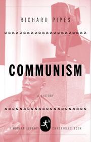 Cover of: Communism by Richard Pipes