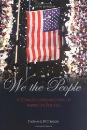 Cover of: We the people by Thomas E. Patterson