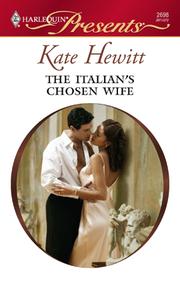 Cover of: The Italian's Chosen Wife by Kate Hewitt