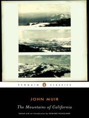 Cover of: The Mountains of California by John Muir, John Muir