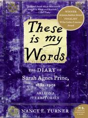 Cover of: These is My Words by Nancy Turner