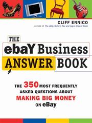 Cover of: The eBay Business Answer Book by Clifford R. Ennico