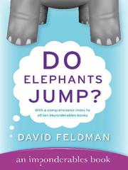 Cover of: Do Elephants Jump? by Feldman, David