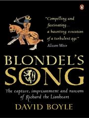 Cover of: Blondel's Song by David Boyle