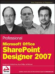 Professional Microsoft SharePoint designer 2007