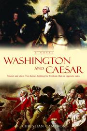 Cover of: Washington and Caesar by Christian Cameron