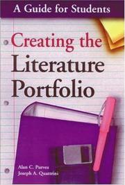 Cover of: Creating the literature portfolio: a guide for students