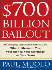 Cover of: $700 Billion Bailout by Paul Muolo