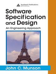 Cover of: Software Specification and Design by John C Munson, John C Munson