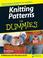 Cover of: Knitting Patterns For Dummies