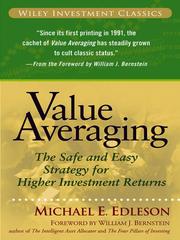 Cover of: Value Averaging by Michael E. Edleson, Michael E. Edleson