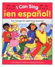 Cover of: I Can Sing (en espanol) by Louise Morgan-Williams, Gaetane Armbrust