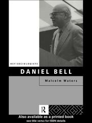 Cover of: Daniel Bell | Malcolm Waters