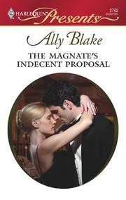 Cover of: The Magnate's Indecent Proposal