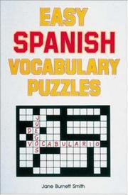 Cover of: Easy Spanish Vocabulary Puzzles (Language - Spanish)