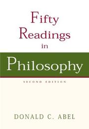 Cover of: Fifty readings in philosophy