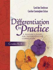 Cover of: Differentiation in Practice by Carol A. Tomlinson