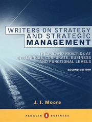Cover of: Writers on Strategy and Strategic Management | J.I. Moore