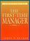 Cover of: The First-Time Manager