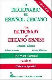 Cover of: The Dictionary of Chicano Spanish by National Textbook Company