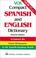 Cover of: Vox compact Spanish and English dictionary