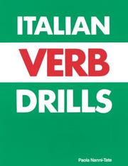Cover of: Italian verb drills