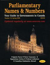 Cover of: Parliamentary Names and Numbers 19 by 