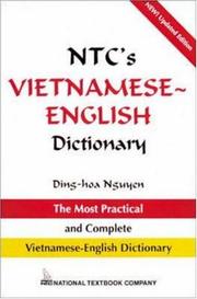 Cover of: NTC's Vietnamese-English dictionary by Nguyẽ̂n, Đình Hoà