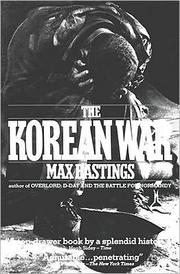 Cover of: The  Korean War by Max Hastings