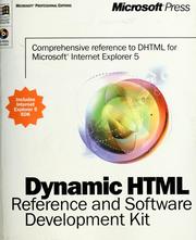 Cover of: Dynamic HTML reference and software development kit. by 