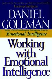 Cover of: Working with emotional intelligence