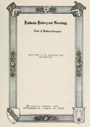 Cover of: Hubbards history and genealogy