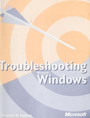 Cover of: Troubleshooting Microsoft Windows | Stephen W. Sagman