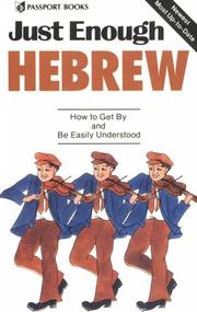 Cover of: Just Enough Hebrew