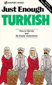 Cover of: Just Enough Turkish (Just Enough)