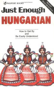 Cover of: Just enough Hungarian