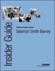 Cover of: Salomon Smith Barney: The WetFeet Insider Guide by 