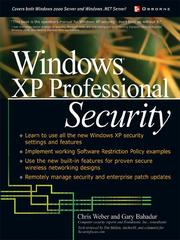 Cover of: Windows® XP Professional Security by 
