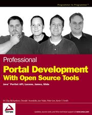 Cover of: Professional Portal Development with Open Source Tools by 