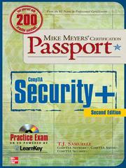 Cover of: Mike Meyers' CompTIA Security+® Certification Passport by 