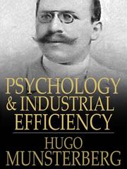 Cover of: Psychology and Industrial Efficiency